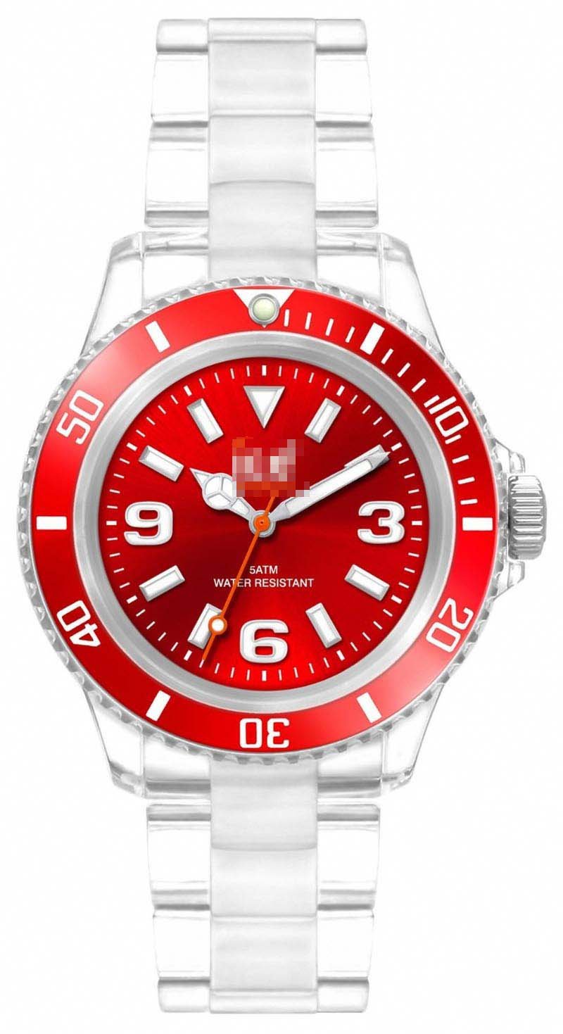 Custom Red Watch Dial