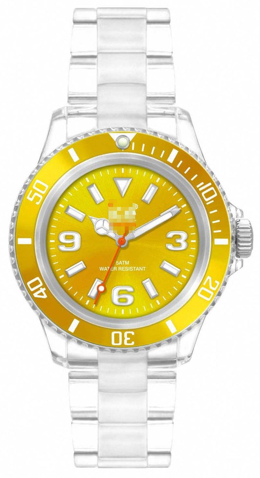 Custom Yellow Watch Dial