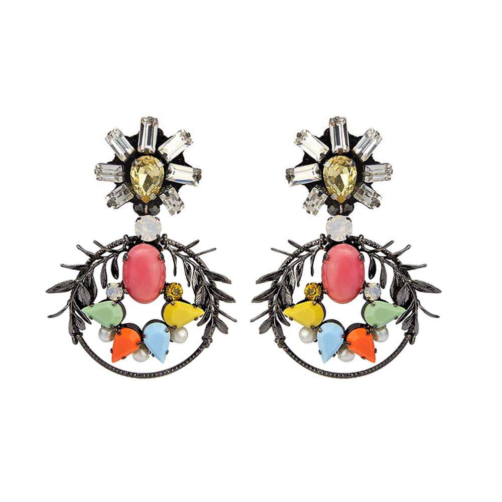 Wholesale Statement Earrings Crystal