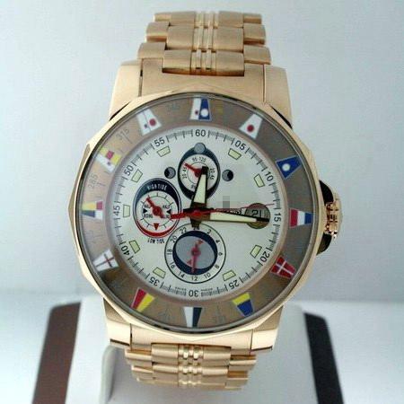 Wholesale Purchase Designer Customize Men's 18k Rose Gold Automatic Watches 977-630-55-V780-AA32