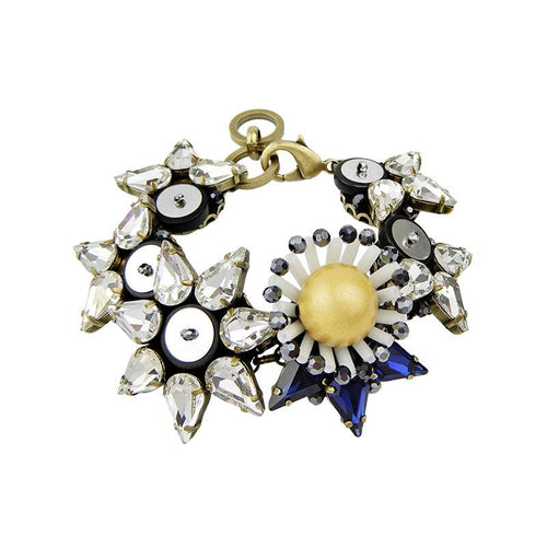 Wholesale Guanajuato Crystal Embroidered Handmade Bracelet Custom Bijoux