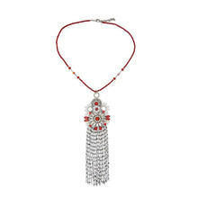 Load image into Gallery viewer, Custom Cascade Crystal Drape Handmade Necklace Roaring 20s Jewelry
