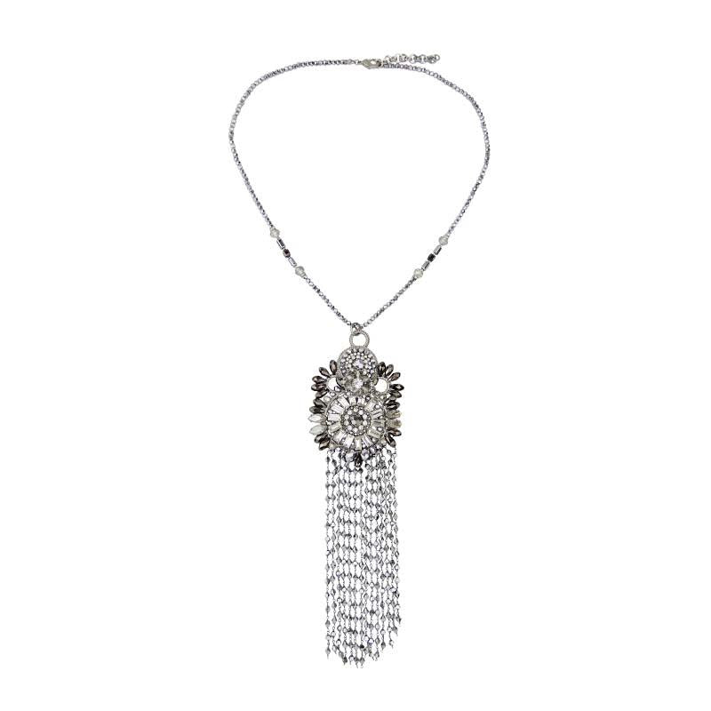 Wholesale Cascade Crystal Drape Handmade Necklace Roaring 20s Jewelry Custom Bijoux