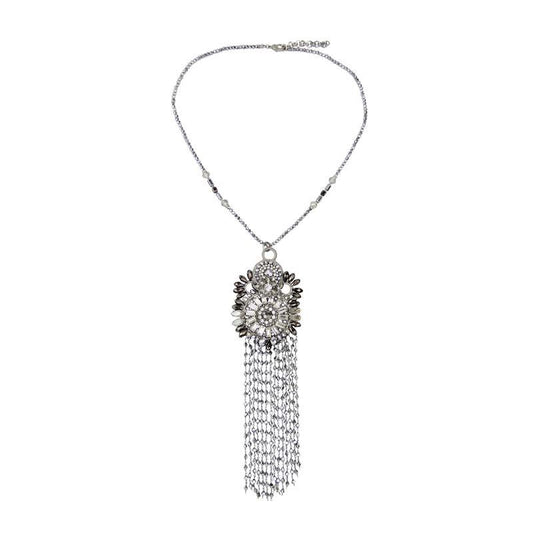 Wholesale Cascade Crystal Drape Handmade Necklace Roaring 20s Jewelry Custom Bijoux