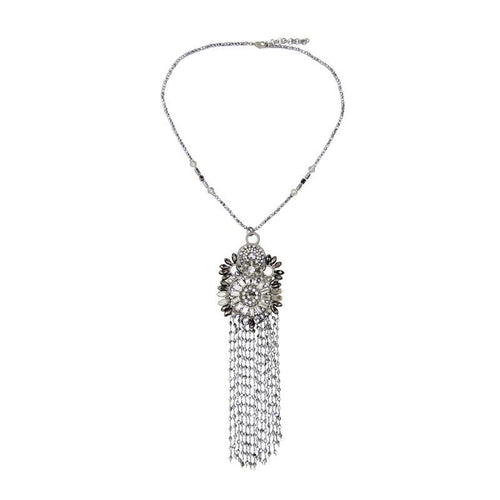 Wholesale Cascade Crystal Drape Handmade Necklace Roaring 20s Jewelry Custom Bijoux