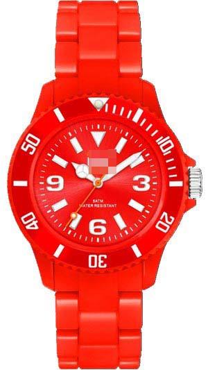 Custom Red Watch Dial
