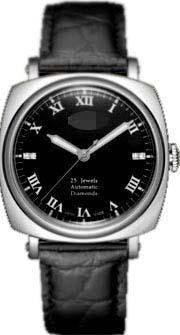 Customization Leather Watch Bands D117SBK