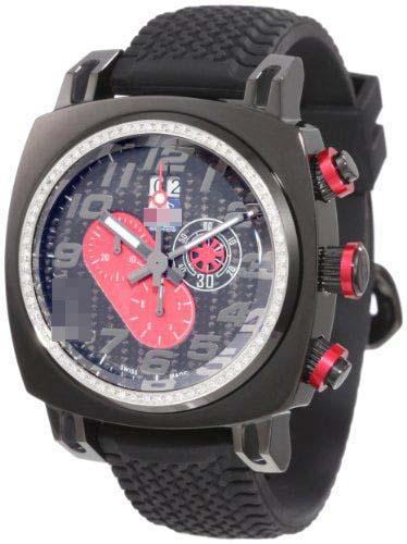 Custom Made Watch Face D221/1-BLK-RED