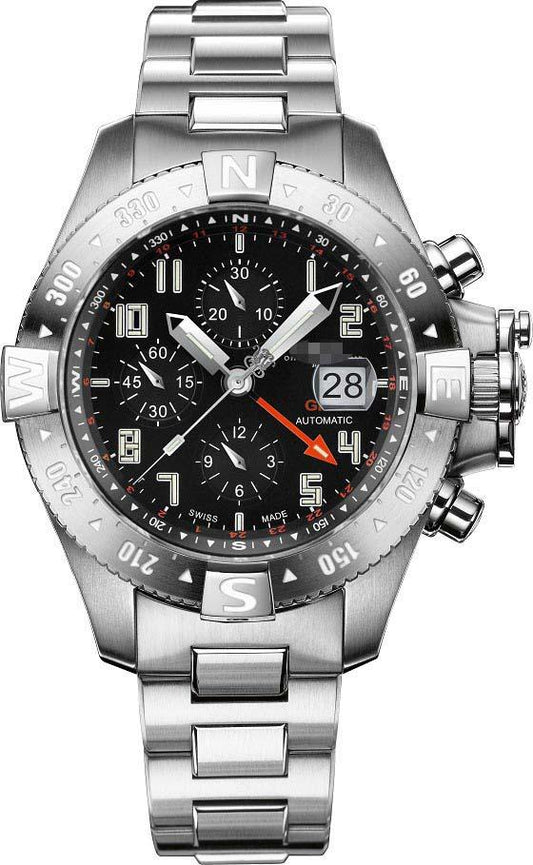 Custom Stainless Steel Watch Bracelets DC3036C-SAJ-BK