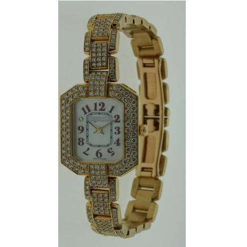 Wholesale Ladies 20mm x 23mm 18k Yellow Gold Watches 