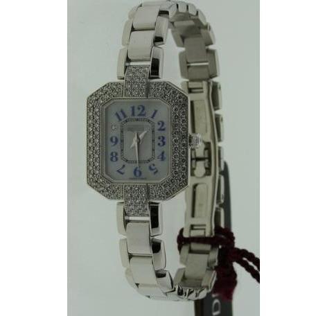 Wholesale Ladies 20mm x 23mm 18k White Gold Watches 