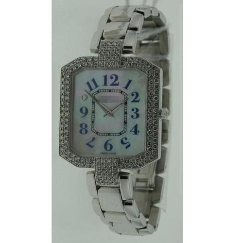 Wholesale Ladies 26mm x 28mm 18k White Gold Watches 