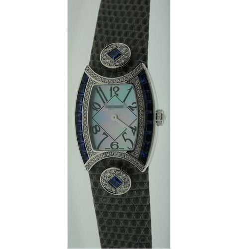 Wholesale Ladies 24mm x 30mm 18k White Gold Watches 