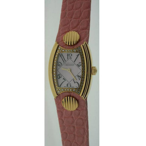 Wholesale Ladies 24mm x 30mm 18k Yellow Gold Watches 