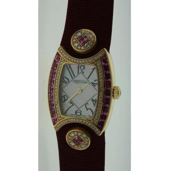 Wholesale Ladies 24mm x 30mm 18k Yellow Gold Watches 