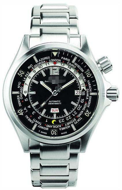 Custom Stainless Steel Watch Wristband DG2022A-SA-BK