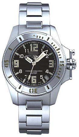Custom Black Watch Dial DL1016C-SAJ-BK