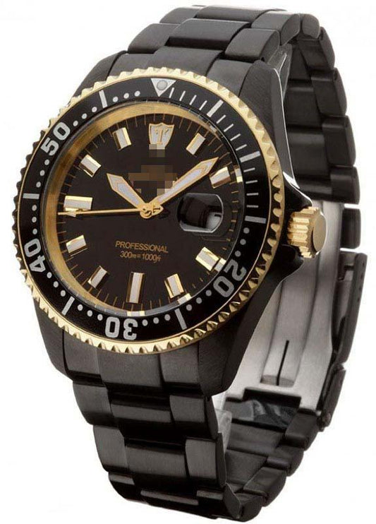 Custom Black Watch Dial DT1025-F