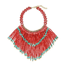Load image into Gallery viewer, Wholesale Ethnic Expensive Tassel Cascade Handmade Necklace Custom Bijoux