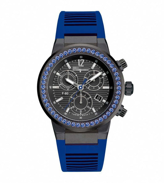 Custom Black Watch Dial F55LCQ68B09-SR04