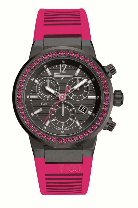 Custom Made Black Watch Face F55LCQ68R09-SR22