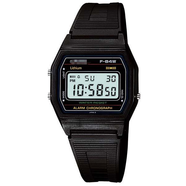 Customize Silver Watch Face F-84W-1