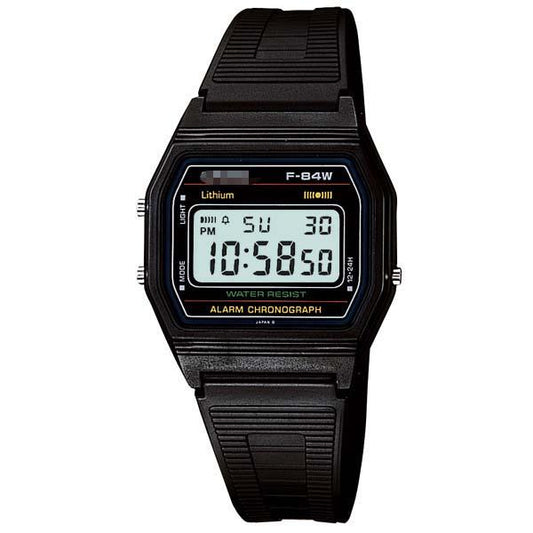 Customize Silver Watch Face F-84W-1