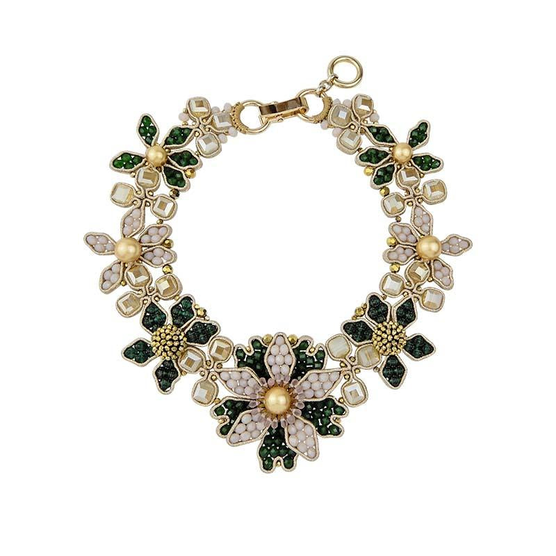 Custom Luxury Alpine Plants Soutache Handmade Necklace