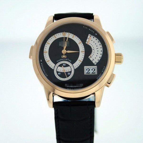 Wholesale Luxurious Durable Customized Men's 18k Yellow Gold Manual Wind Watches 60-01-04-03-0