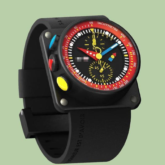 Custom Men's Titanium Black PVD Watches 