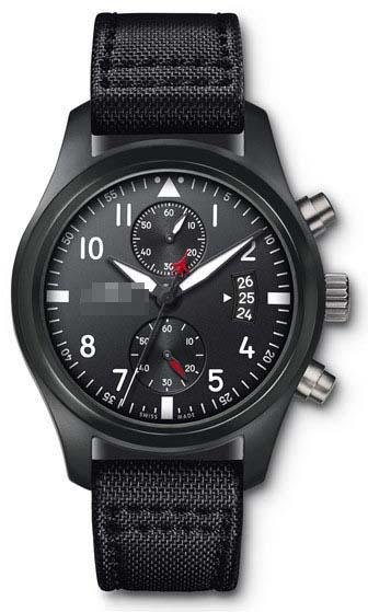 Custom Black Watch Dial IW388001