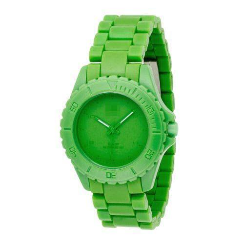 Custom Plastic Watch Bands K1231-GRN
