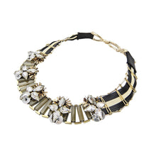 Load image into Gallery viewer, Custom Luxuries Collar Unusual Bead Weaving Statement Roaring 20s Necklace
