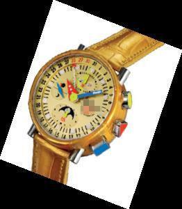 Wholesale Luxurious And Stylish Men's Stainless Steel with Alligator Skin Automatic Watches Krono B 2 Cuir Brown