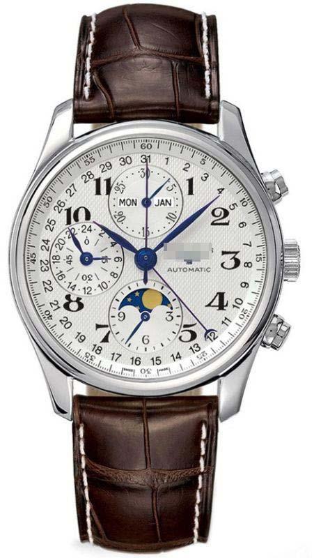 Custom Silver Watch Dial L2.773.4.78.3
