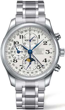 Custom Silver Watch Dial L2.773.4.78.6