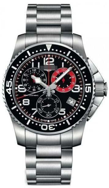 Custom Black Watch Dial L3.690.4.53.6