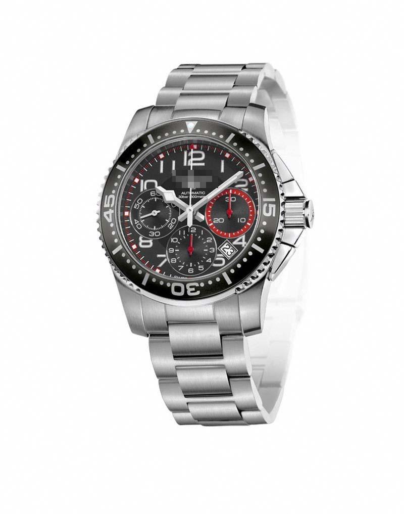 Customised Black Watch Dial L3.696.4.53.6