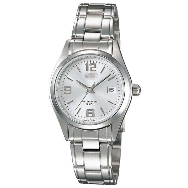 Customised Silver Watch Dial LTP-1181A-7AJF