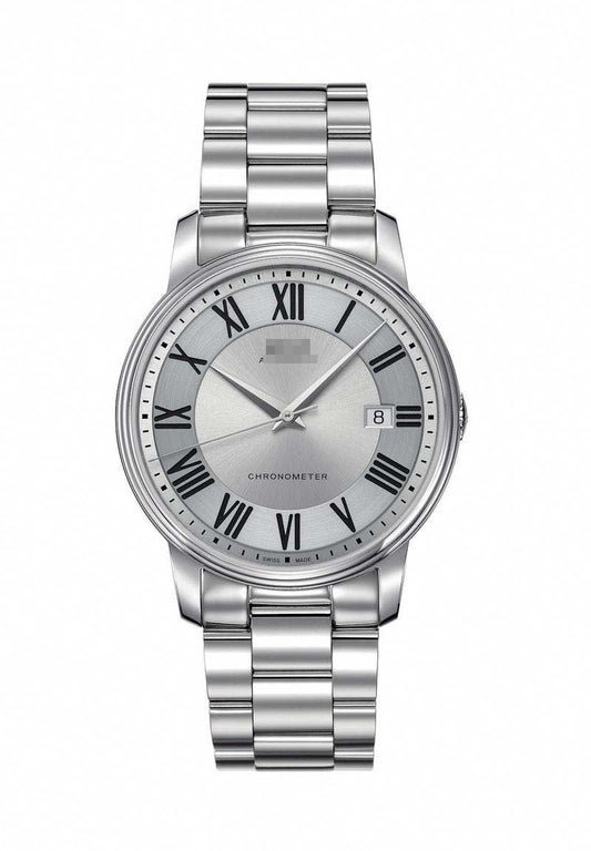 Customised Silver Watch Face M010.408.11.033.09
