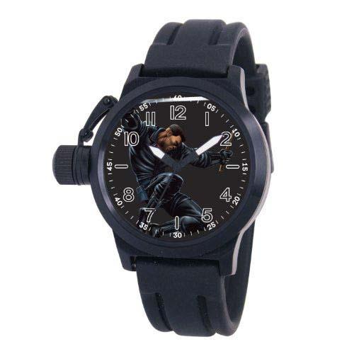 Wholesale Rubber Watch Bands MA0707-D442-BLACKRUBBER