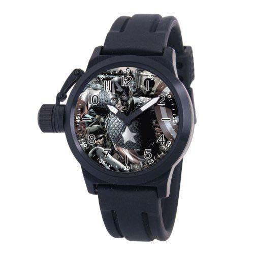 Custom Rubber Watch Bands MA0707-D445-BLACKRUBBER