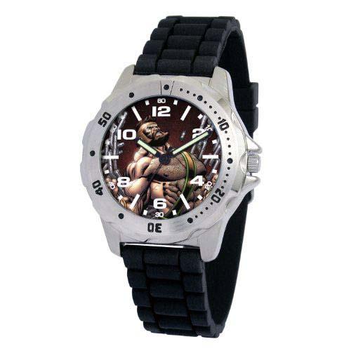 Custom Rubber Watch Bands MA0710-D164-BLACKRUBBER