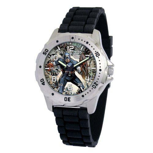 Custom Rubber Watch Bands MA0710-D16-BLACKRUBBER