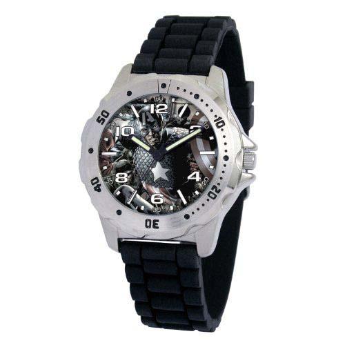 Custom Rubber Watch Bands MA0710-D17-BLACKRUBBER