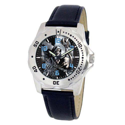 Custom Leather Watch Straps MA0710-D18-BLACKLEATHER