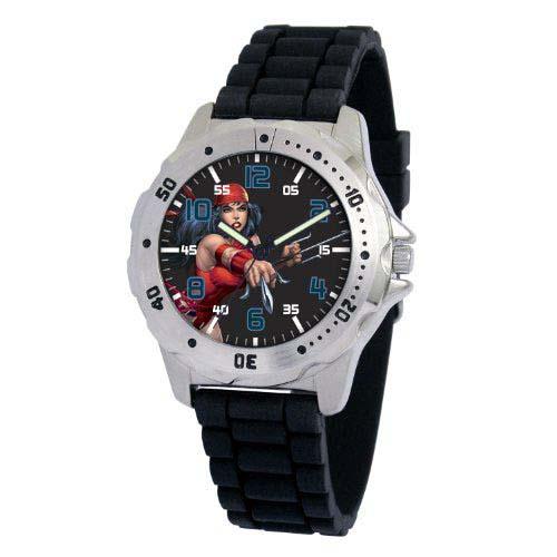 Customised Rubber Watch Bands MA0710-D24-BLACKRUBBER