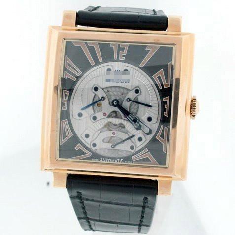 Custom Unique Elegant Men's 18k Rose Gold Automatic Watches HER-ZP01.WAZL.AOB