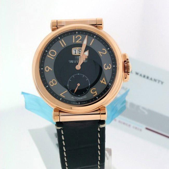 Custom Elegance Men's 18k Rose Gold Automatic Watches ZET 401