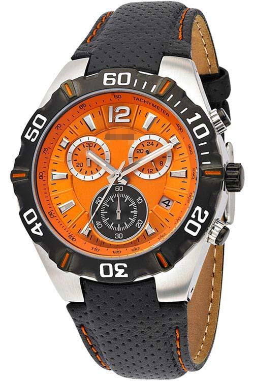 Custom Orange Watch Dial